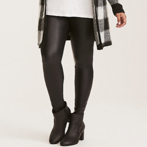 torrid leather pants